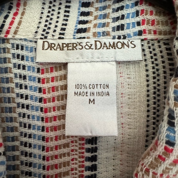 Draper's & Damon's Button Up Blazer/Jacket with Pockets, Medium, Multicolored - Picture 3 of 14